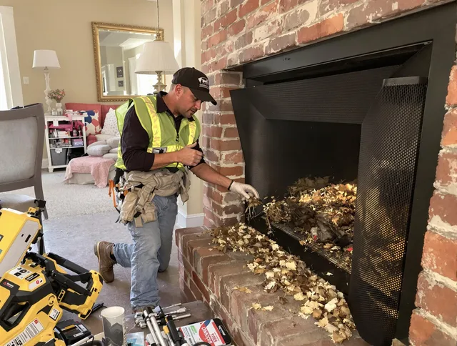 Safe screening installation by Longmeadow Chimney Sweep in Longmeadow, MA