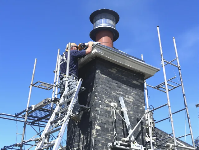 Sturdy chimney crown finished by Longmeadow Chimney Sweep in Longmeadow, MA