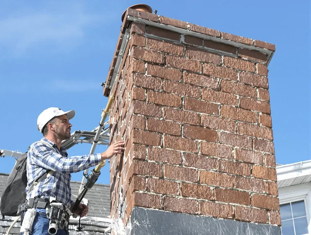 Brickwork for a chimney rebuild by Longmeadow Chimney Sweep in Longmeadow, MA