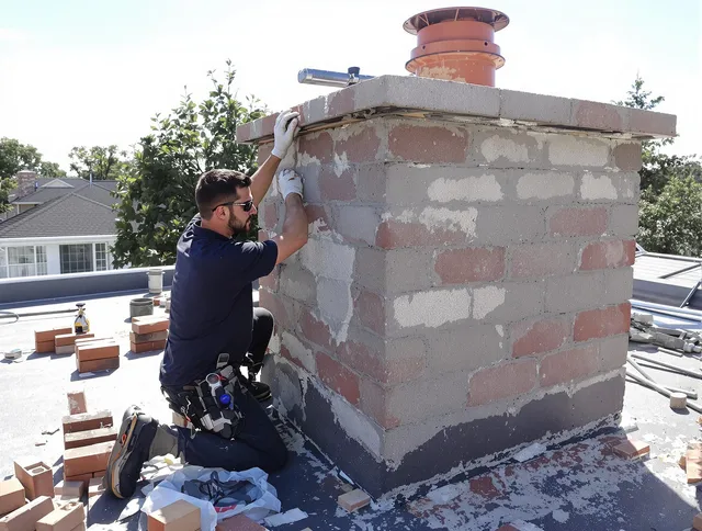 Advanced chimney repair process by Longmeadow Chimney Sweep in Longmeadow, MA
