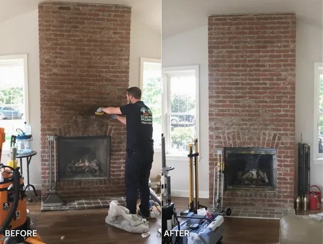 Finished chimney sweeping service by Longmeadow Chimney Sweep in Longmeadow, MA