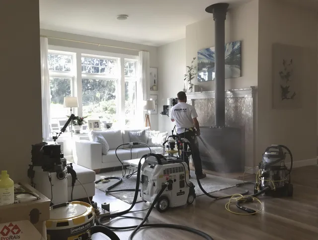 Soot removal service by Longmeadow Chimney Sweep for a fireplace in Longmeadow, MA