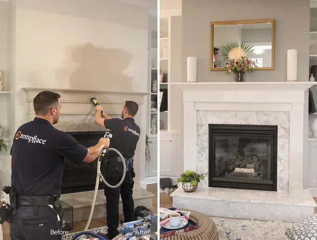 Professional soot removal by Longmeadow Chimney Sweep team in Longmeadow, MA